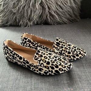 Leopard loafers